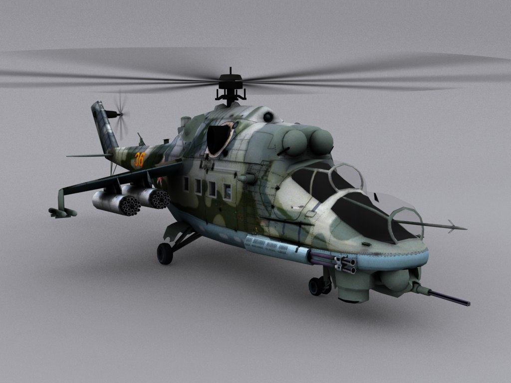 3D mi24 hind - TurboSquid 1538042