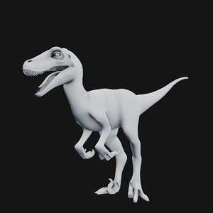raptor dinosaur model