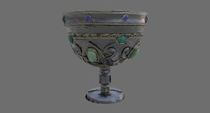 3D model chalice goblet cup