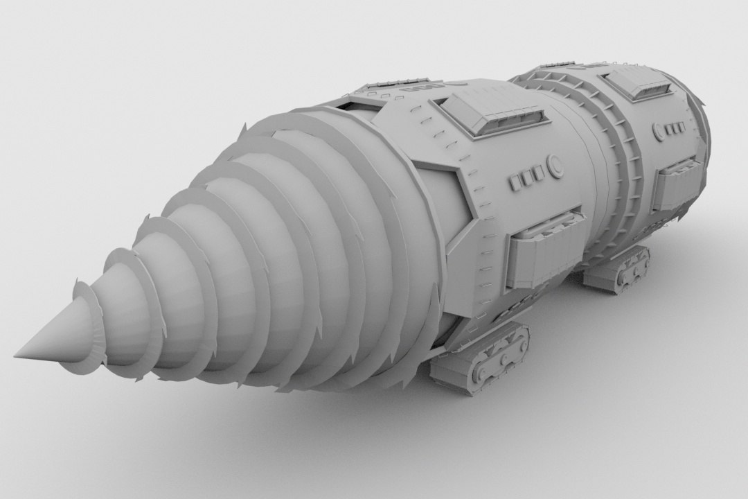 Underminer s drill 3D model - TurboSquid 1538239