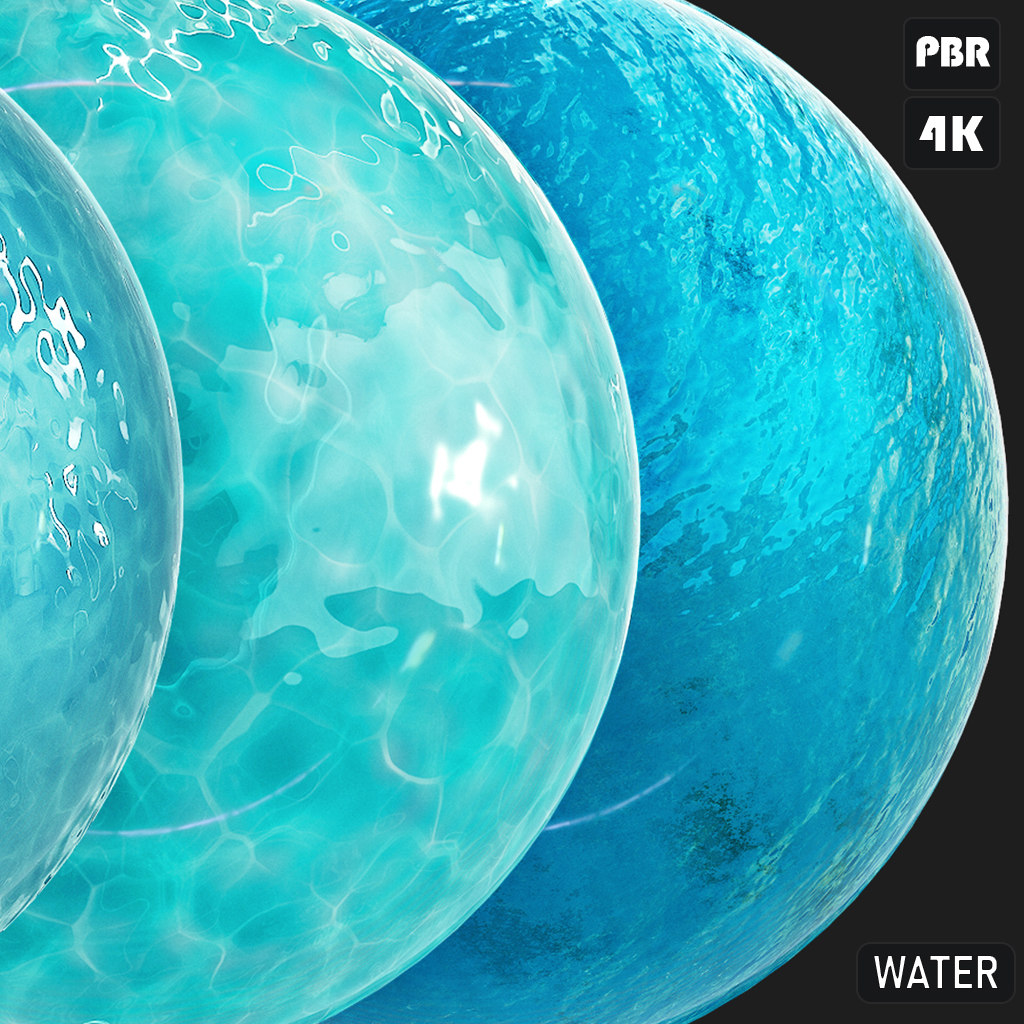 Texture PNG PBR Textures Water
