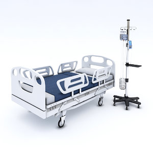 3D intensive care bed