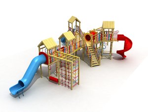 3D huge gengon playground