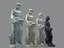 3D classic marble sculpture mega