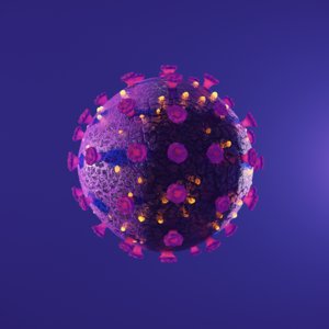 3D covid-19 virus