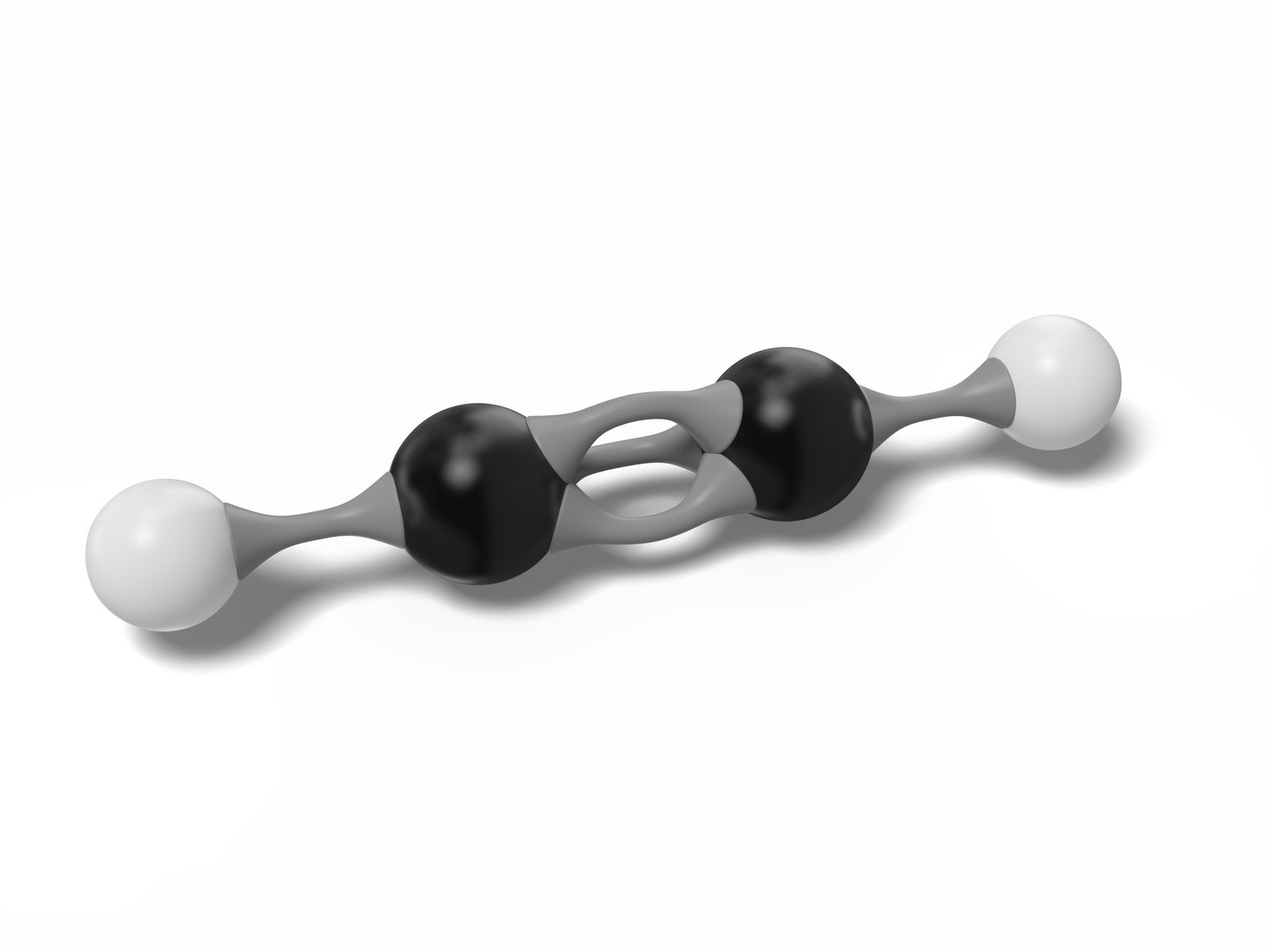 Acetylene Molecule C2h2 Modeled 3d Turbosquid 1538066