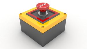 emergency panic button 3D model