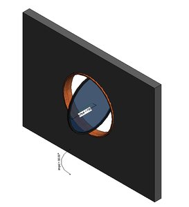 3D parametric family of round window