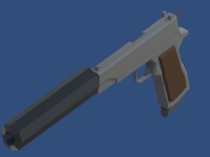 3D weapon pistol guns model