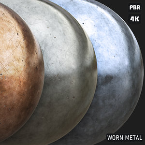 PBR Worn Metal textures