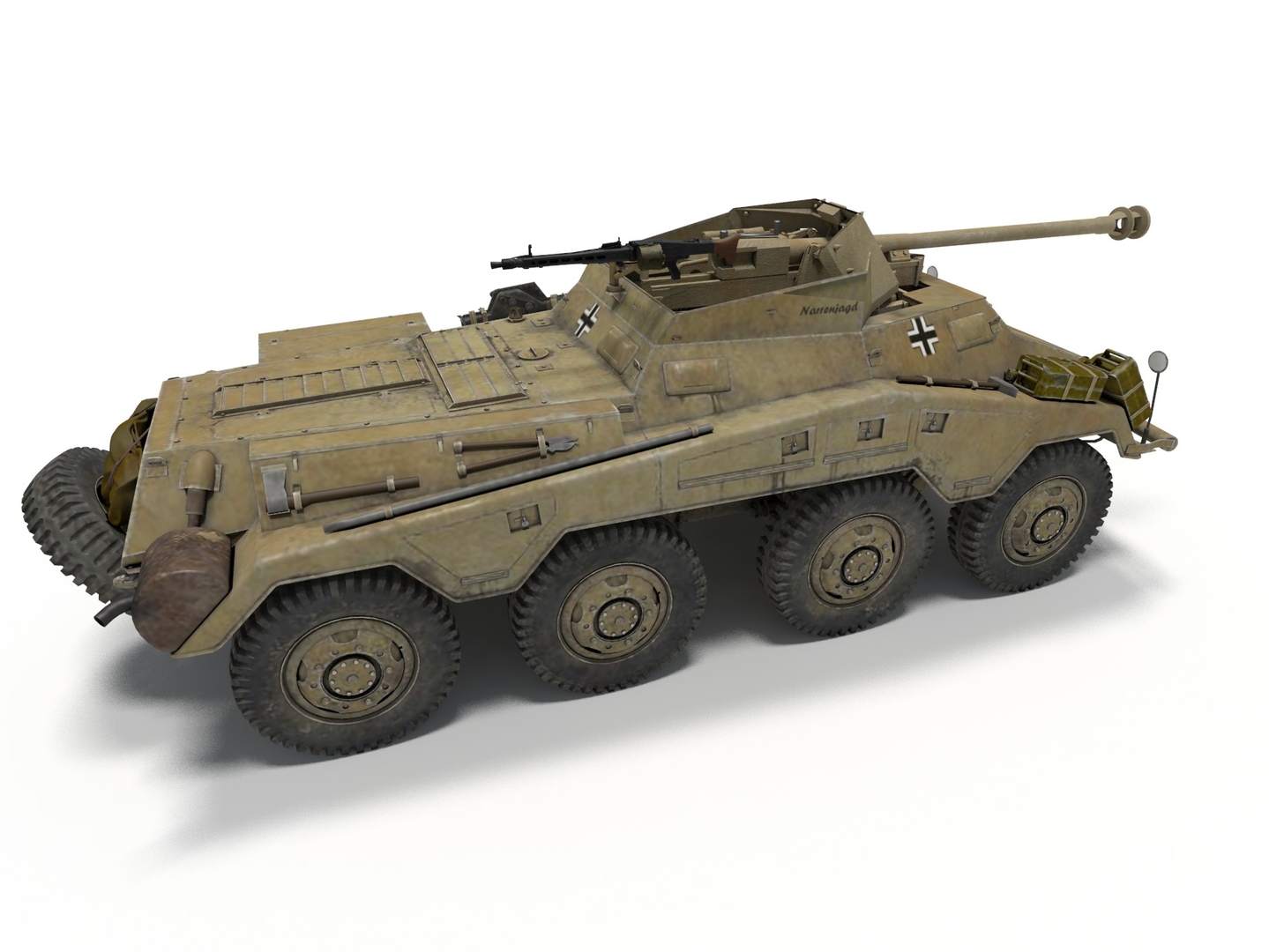 Sd kfz 234 3D model - TurboSquid 1539182