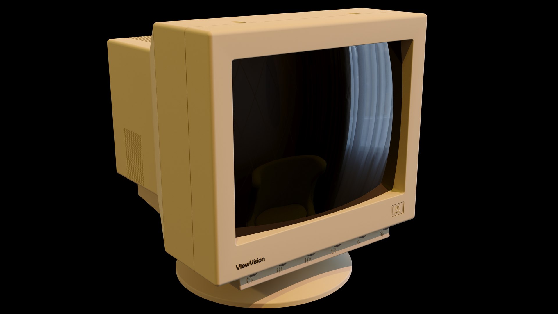 Alter PC-Monitor 3D-Modell - TurboSquid 1539338
