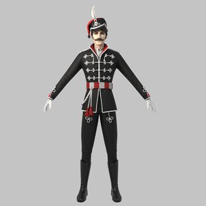 3D model century officer