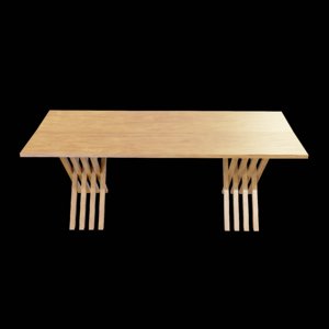 table wood wooden model