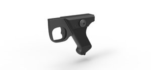 3D handle pistol cosplay model
