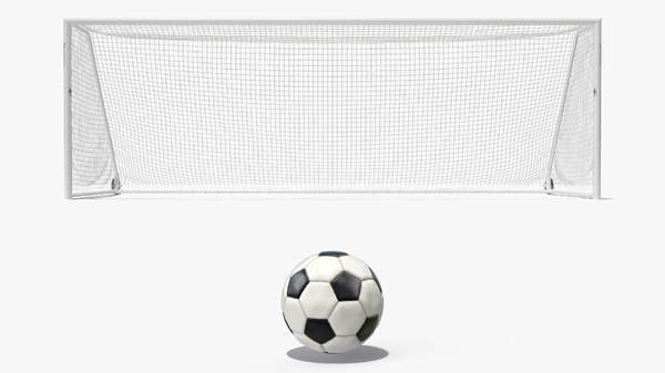 Animated Soccer Ball Hits The Goal 3d Modell Turbosquid