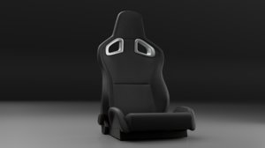 3D sports car seat