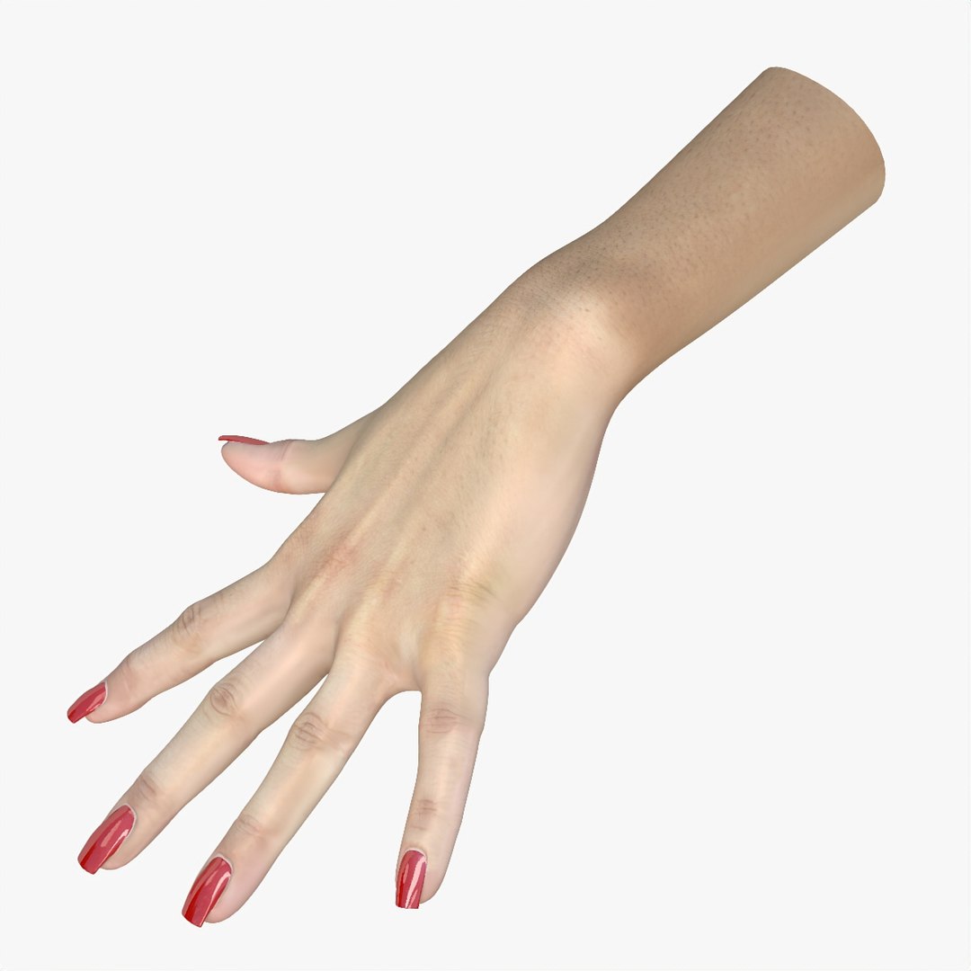 poseable hand 3d model online