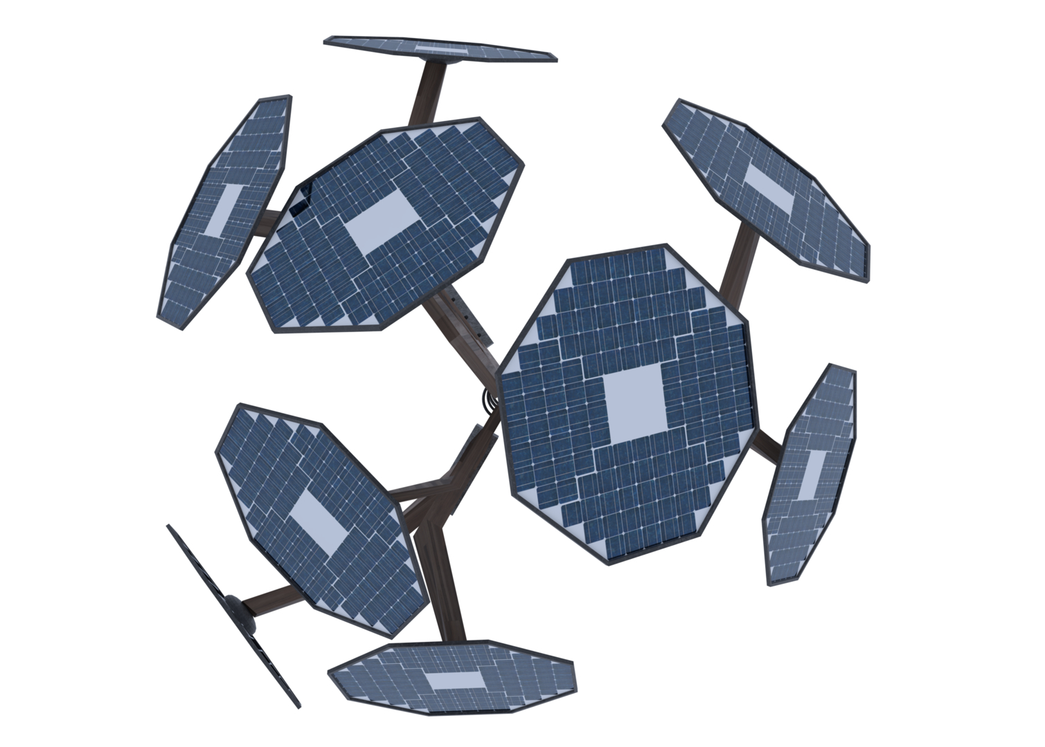 Solar tree energy 3D model - TurboSquid 1540276