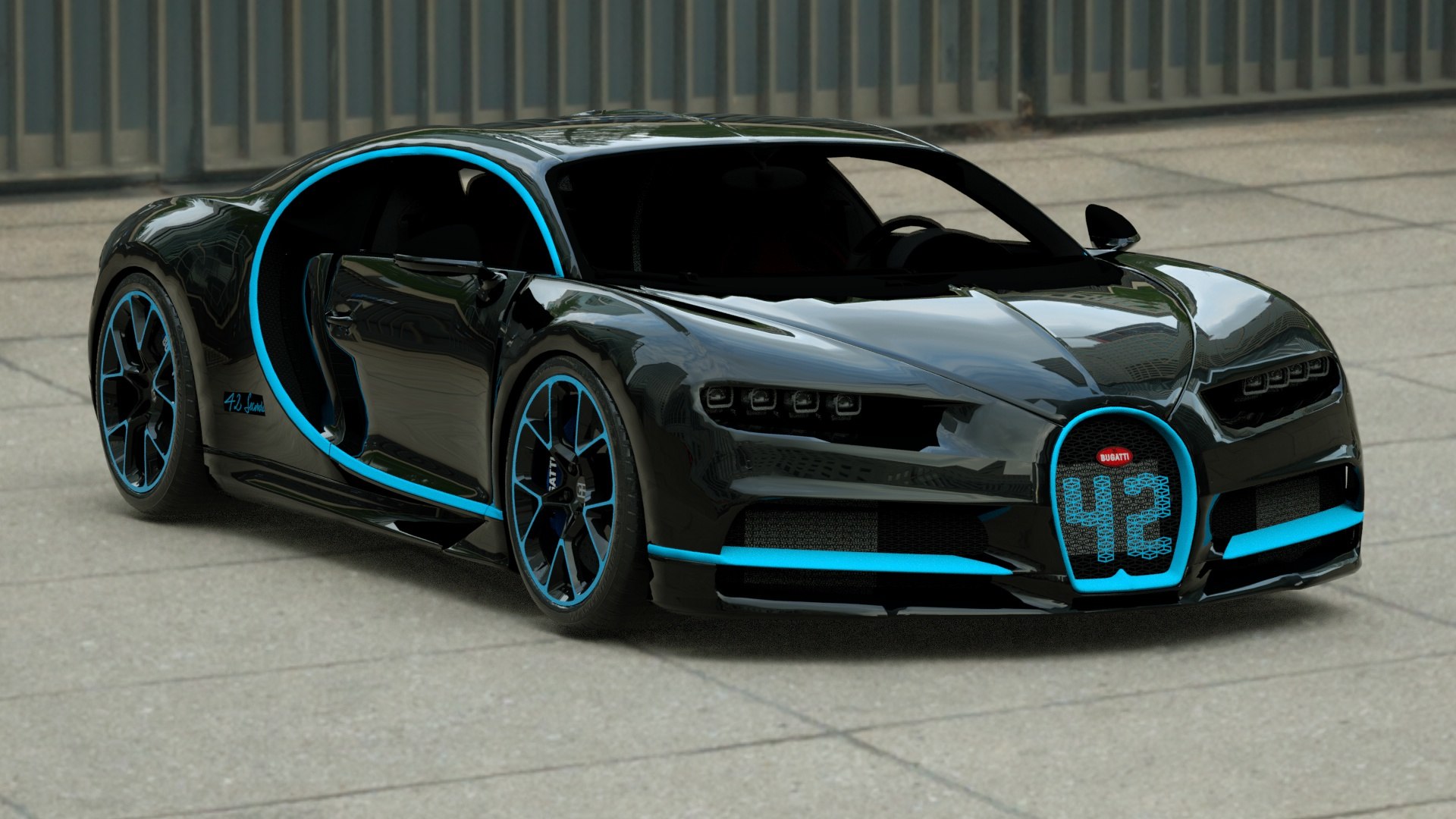 Bugatti chiron 3D - TurboSquid 1540325