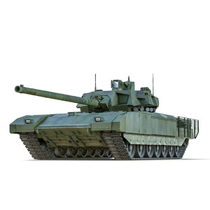 3ds max russian battle tank t-14