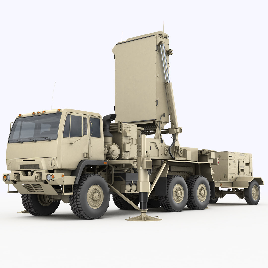 Tpq-53 radar general counterfire 3D model - TurboSquid 1540558