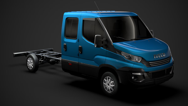 3D iveco daily crew cab