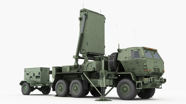 3D tpq-53 radar general counterfire - TurboSquid 1540559