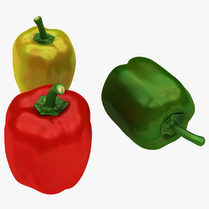 bell peppers 3D