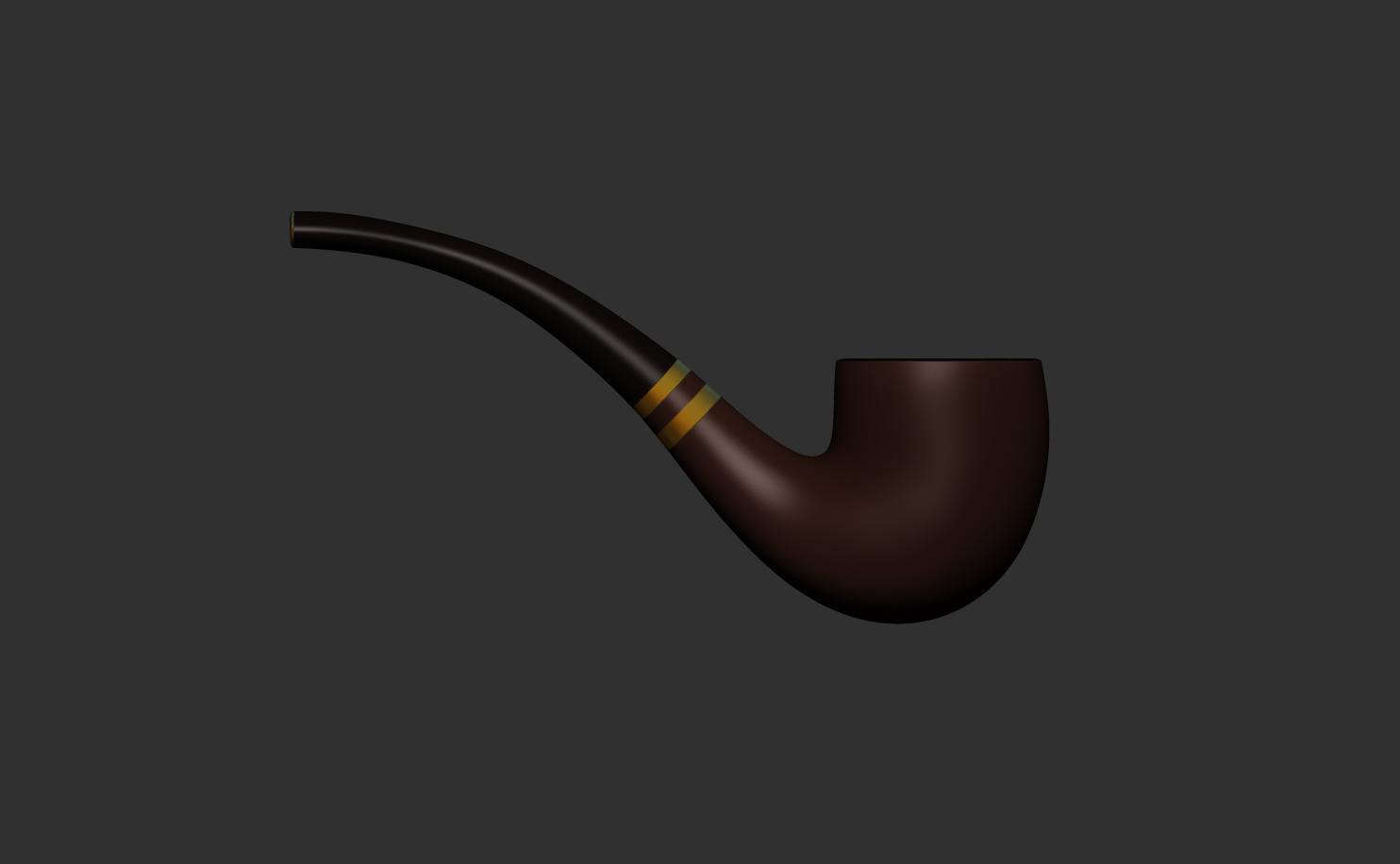 3D model smoking pipe - TurboSquid 1540619