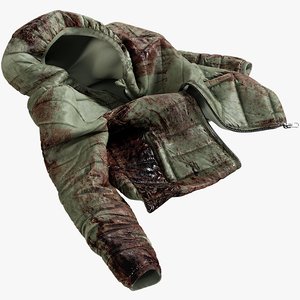 realistic women s jacket 3D