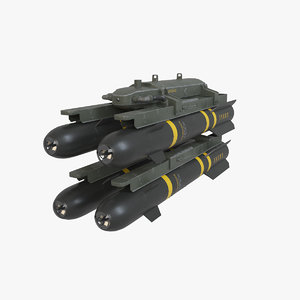 3D hellfire missile model