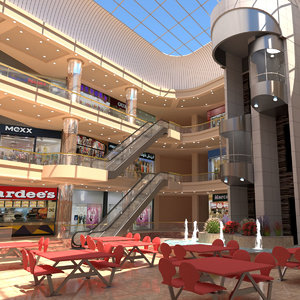mall interior model