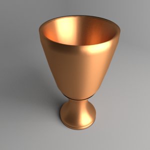 golden cup 3D