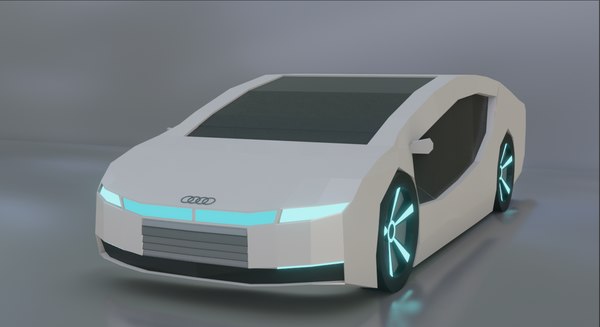 Free 3d Vr Ar Futuristic Concept Car Turbosquid