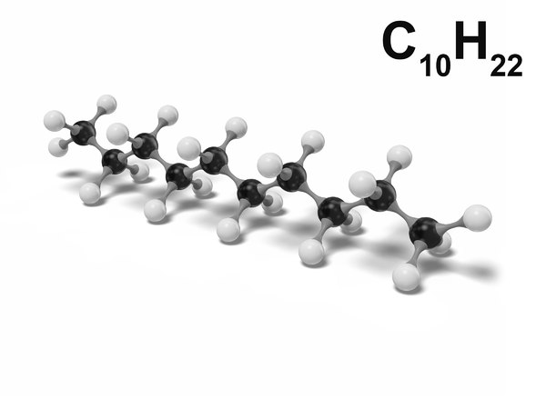 modelo 3d Decane Molecular C10H22 - TurboSquid 1540942