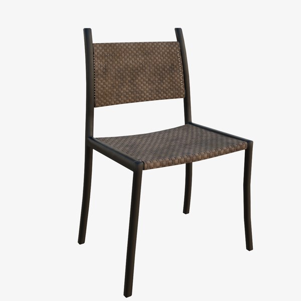 wicker chair 3D model