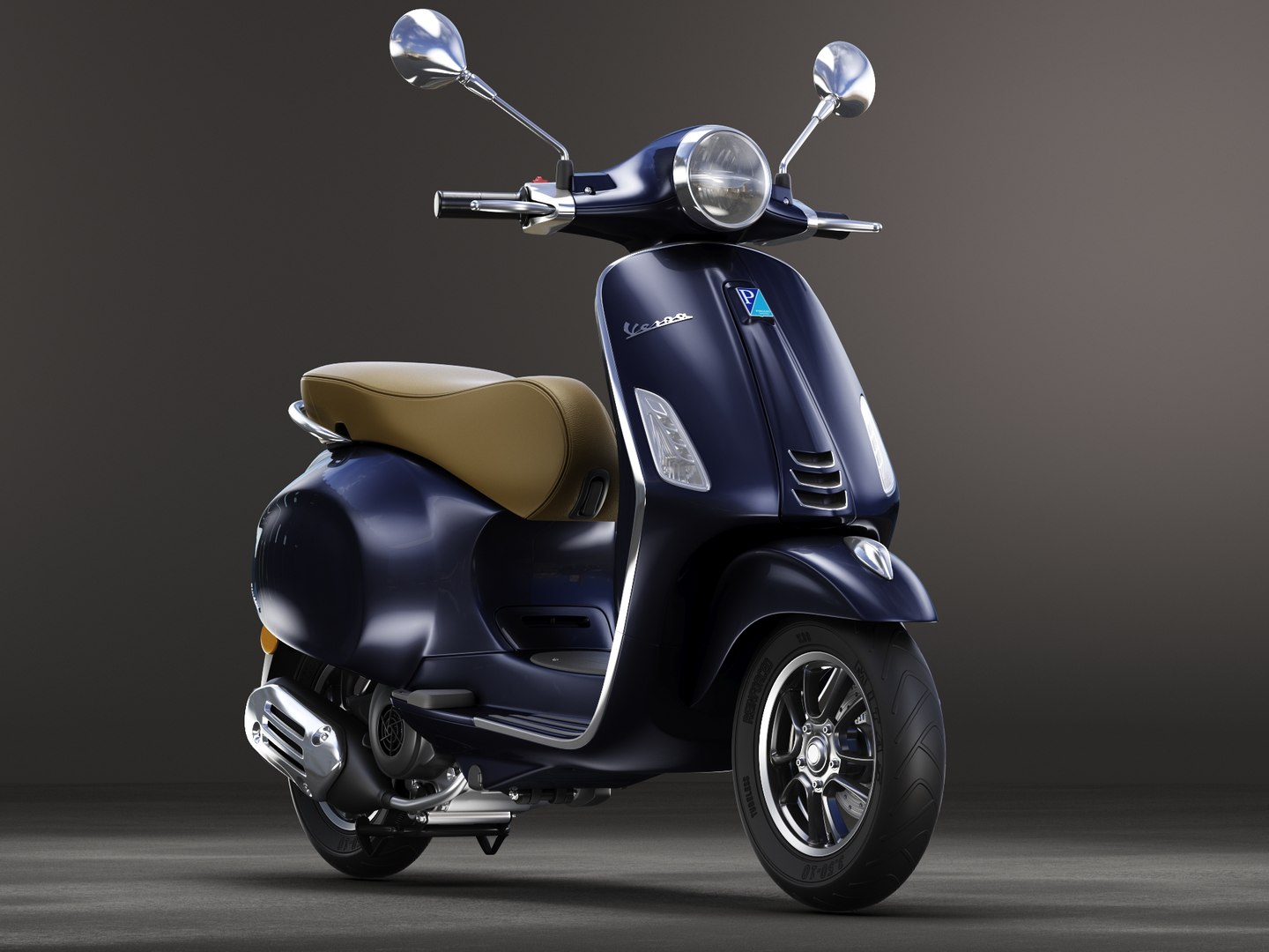 2020 vespa primavera 125 3D model TurboSquid 1541107