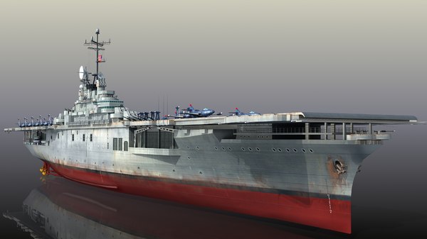 3d Model Uss Leyte Cv-32 Cvs - Turbosquid 1541122