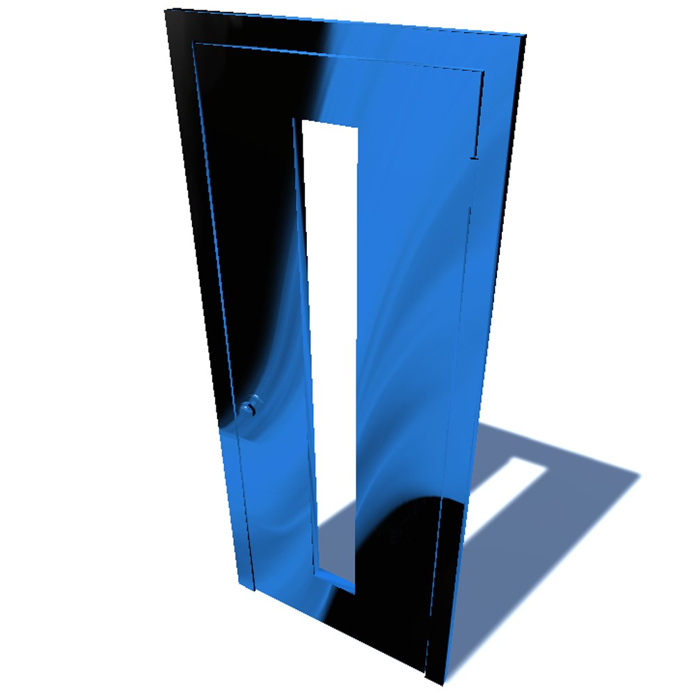Free door unity 3D model TurboSquid 1541169