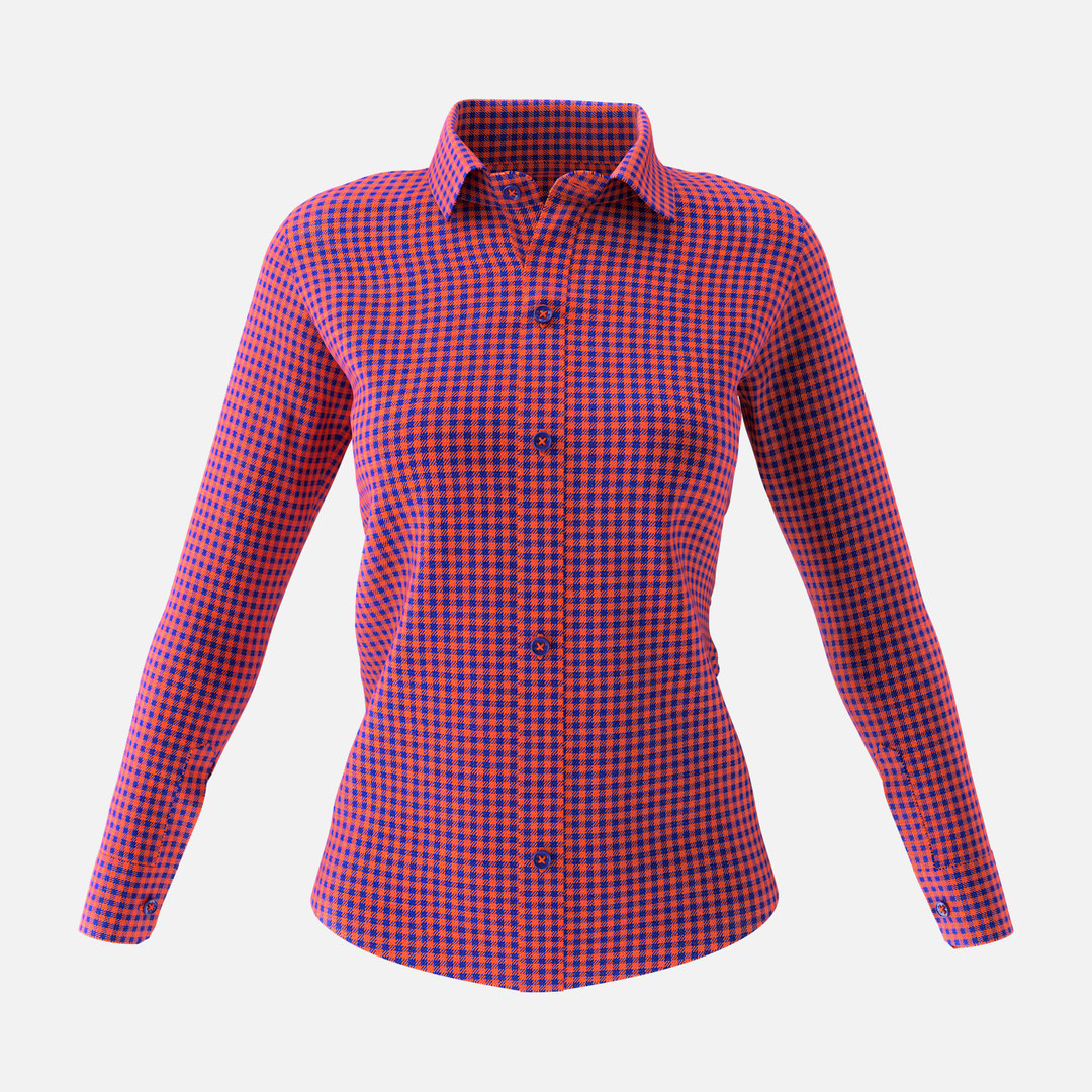 Woman shirt 3D model - TurboSquid 1541435