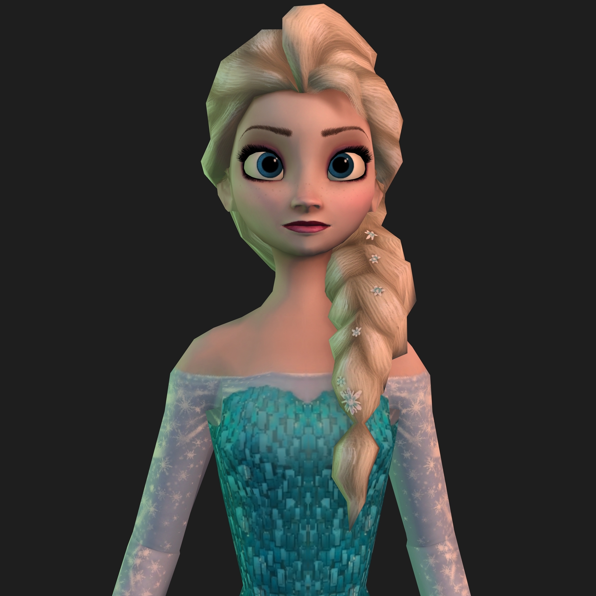 Frozen 3. Эльза Фроузен 3д. Эльза Фроузен Анна Дисней 3д. Anna Elsa 3д моделирование. Эльза 3d модель.