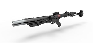 blaster rifle 3D model