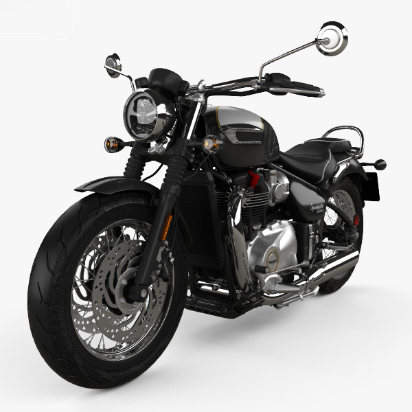 3D triumph bonneville speedmaster