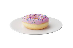 topping sprinkles donut 3D