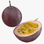 fruits coconut apples 3D model
