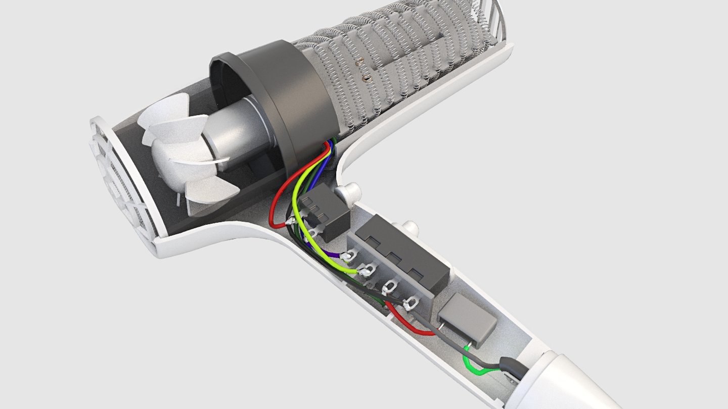 Hair dryer 3D TurboSquid 1529420