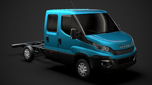 iveco daily crew cab 3D model