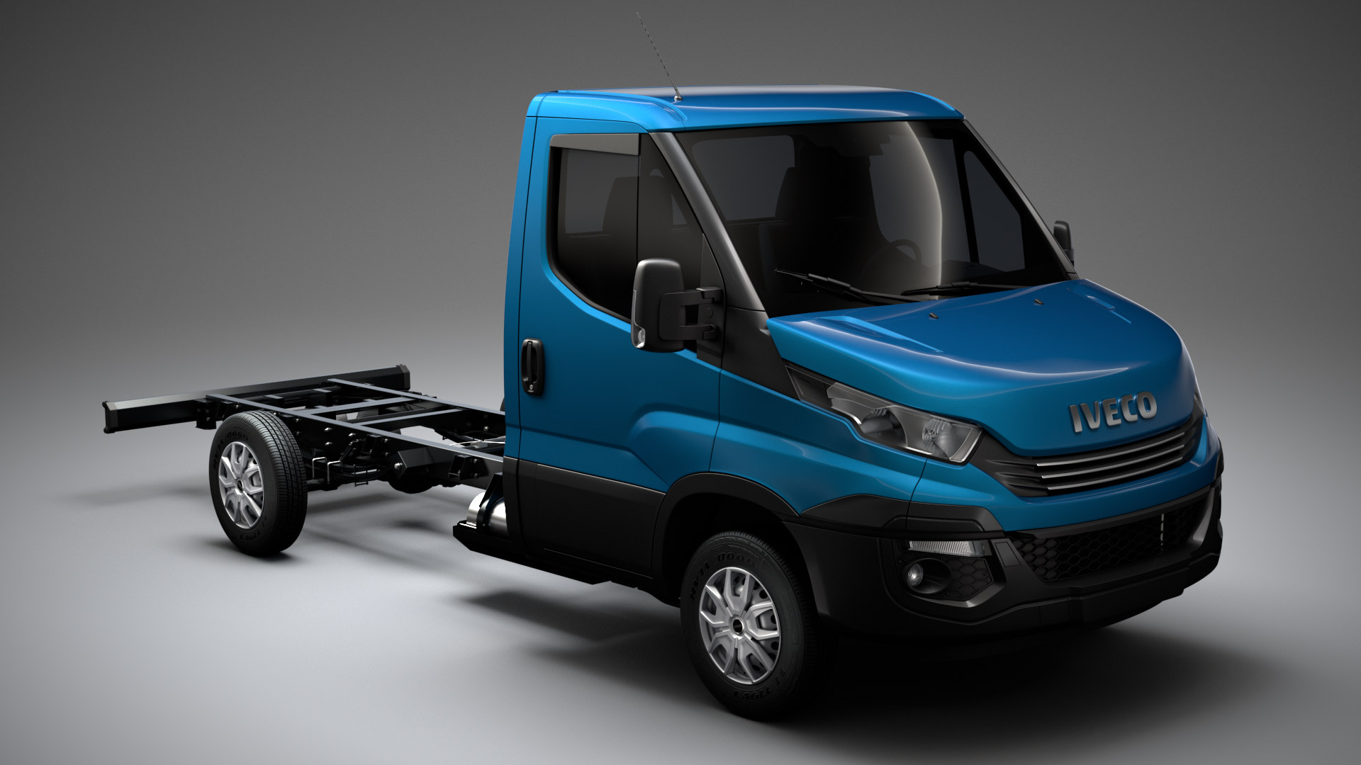 Iveco daily single cab model - TurboSquid 1542248