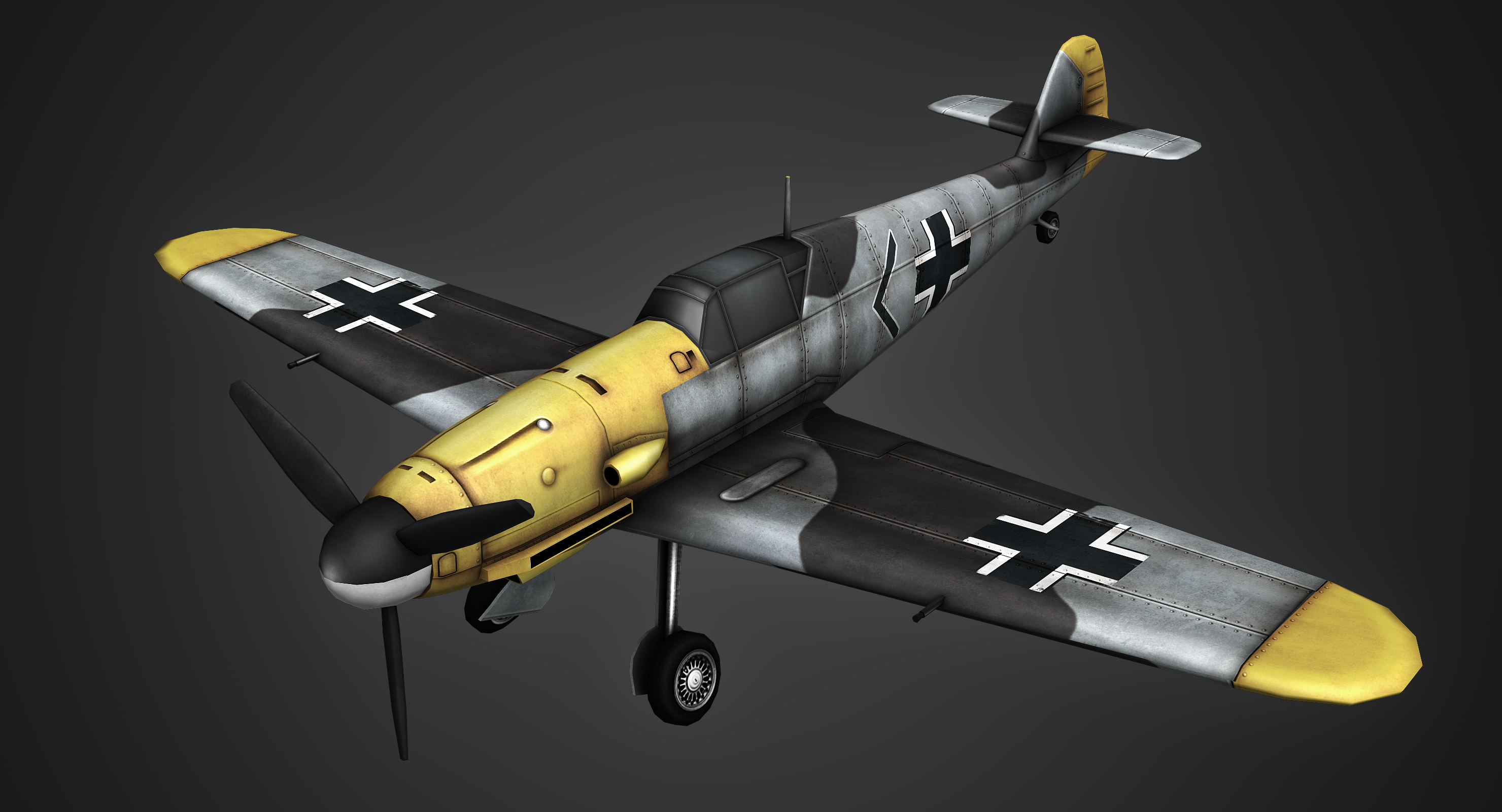 messerschmitt bf 1093d模型